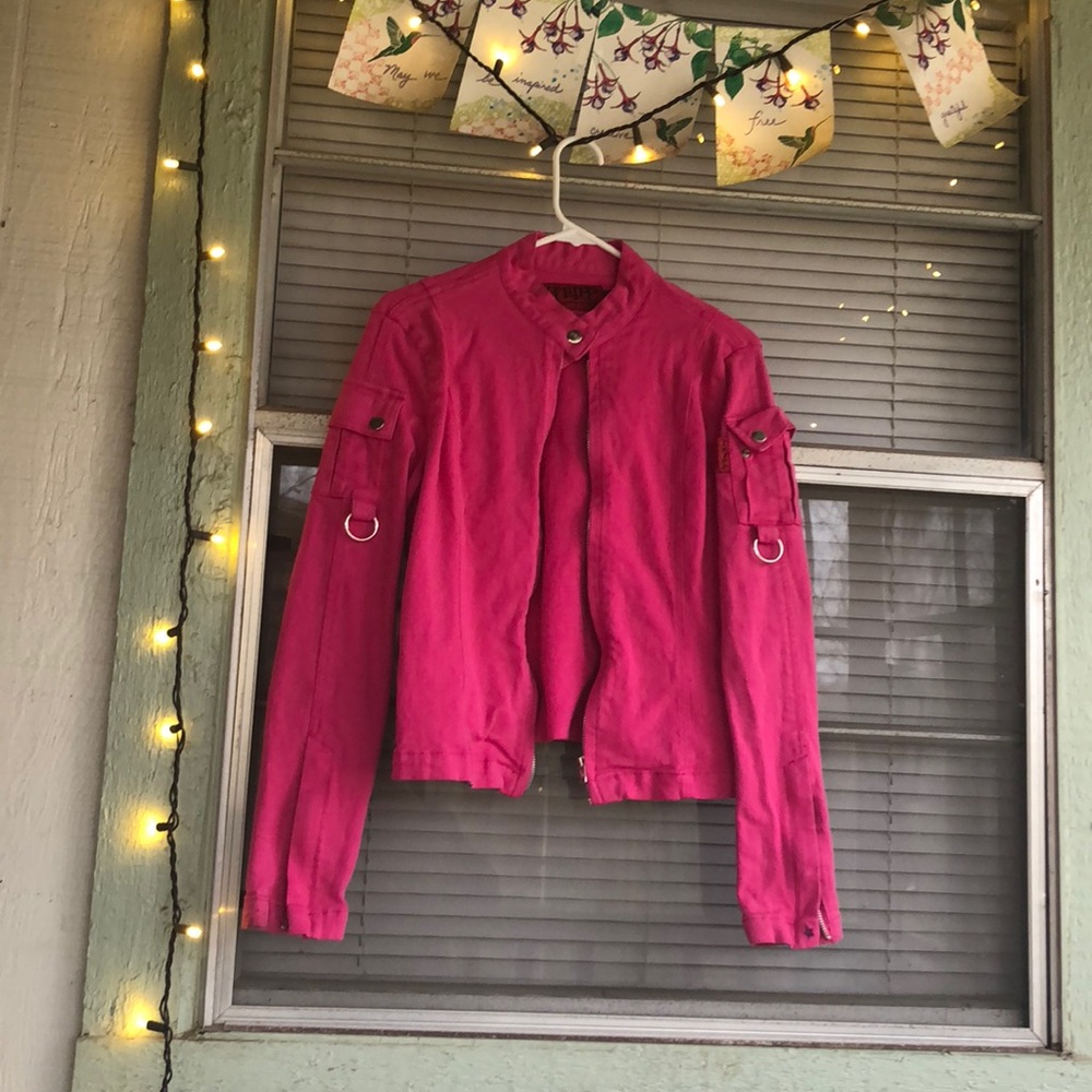Tripp NYC Pink Denim Jacket